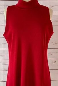 Misook mock neck sleeveless top